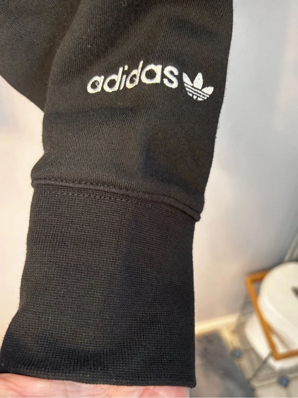 Adidas Men's Black 'All Day I Dream About Sneakers' Hoodie Sz L. NWT